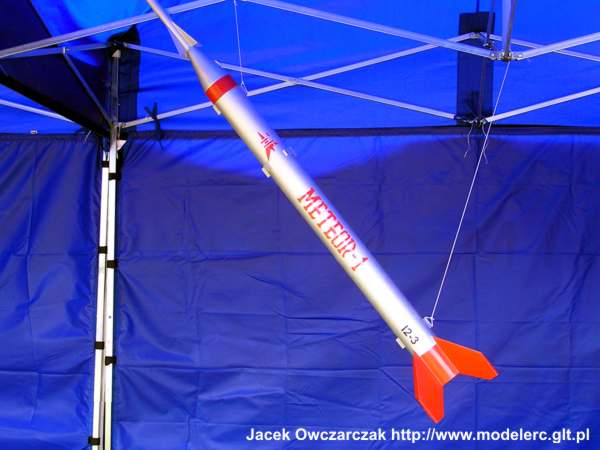 Graszka 2007: model rakiety Meteor-1